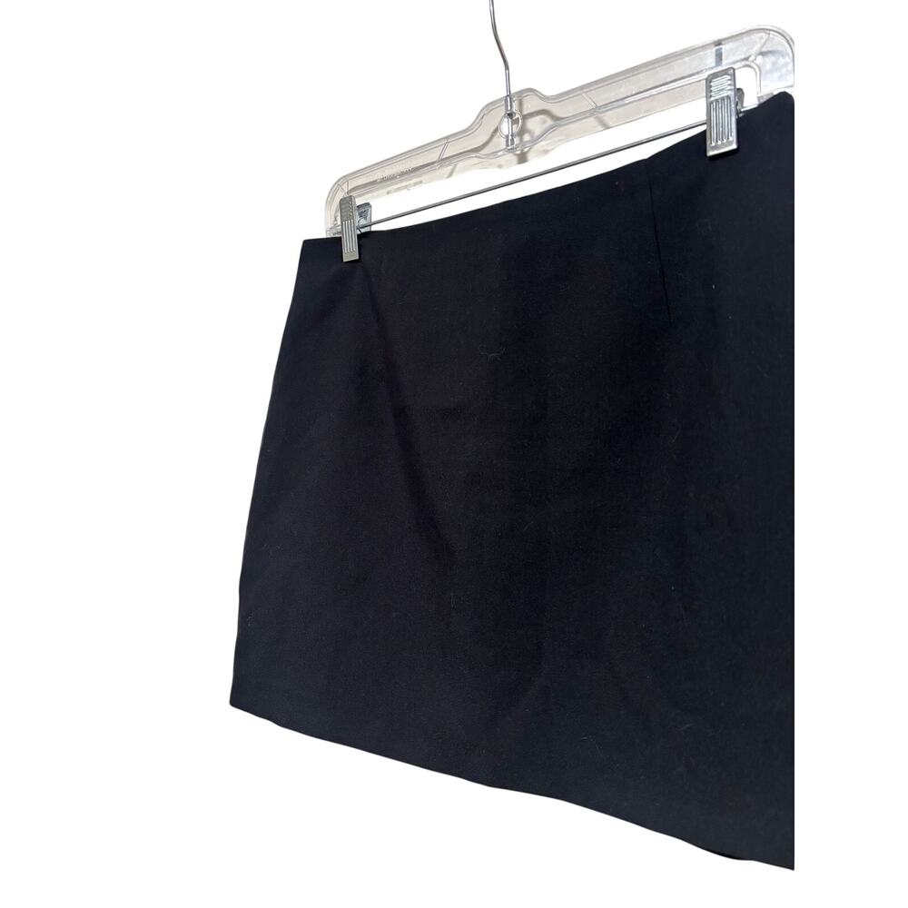 Abercrombie & Fitch Womens Black Tailored A-Line Mini Skort Size M - Picture 3 of 8